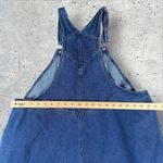 Disney Vtg Y2K  Mickey Minnie Mouse Overalls Denim Jean Shorts Shortalls Sz 18/20 Photo 4