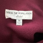 Dress the Population  Bridal Amy One Shoulder Maxi Dress Size M Photo 3