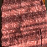 SheIn Spotted Red And White Skirt Photo 1