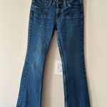 Levi's 545 Low Boot Cut Jeans Womens Size 8 Stretch Y2K Casual Dark Wash Vintage Photo 1