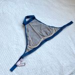 Victoria's Secret Victoria’s Secret 2 Pc Set Unlined Fishnet Lace Halter Bra Bralette S Bikini XS Photo 8