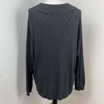 Free People  We The Free Black Don’t Forget Me Long Sleeve Knit Top Large Photo 4