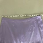 & Other Stories & Other Stories Light Pastel Purple Lilac Satin Asymmetrical Midi Skirt Size 12 Photo 10