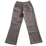 Urban Outfitters Plaid Trousers Sraight leg, Stretch Waist Women’s Size S Photo 1