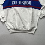 Vintage Colorado Needlepoint Embroidered Sweatshirt Ski Lodge White Size undefined Photo 3