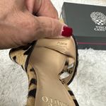 Vince Camuto  Leather Animal Print Women's Heels Photo 3