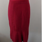 White House | Black Market Red Skirt Photo 5