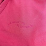 For Love & Lemons Ellie Cropped Sweatshirt Pink Hooded Size XS Photo 7