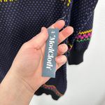 Modcloth Candy Skull Black Mockneck Sweater Dress Halloween Grunge Size XS NWT Photo 6