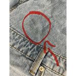 Isabel Maternity by Ingrid & Isabel Denim Shortall size 6 Blue Overall Shorts Photo 7