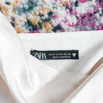 ZARA  satin effects crop top Photo 3