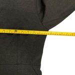 J.Crew Factory Sheath Ponte Dress Women 6 Charcoal Gray Long Sleeve Office Work Photo 6