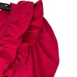 Anthropologie  Ruffle Lace Collar V-Neck Pink Long Sleeve Top NWTs size XS Photo 4