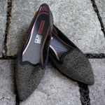 NWOT Giesswein pointed ballerina flats gold black knit Size 11 Photo 0