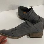 Indigo Soul  Gray Shredded Ankle Booties Size 9 Photo 7