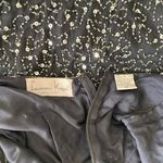 Laurence Kazar Vintage  Beaded Sequin Evening Slit Sleeveless Black Dress, Medium Photo 9