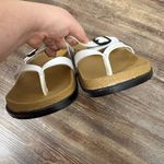 Aerosoft  Women’s Hola White Slip-On Sandals Size 39 Summer Beach Vacation Photo 6