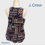 J.Crew J.‎ Crew Ratti Regatta Navy Blue Tank Top Size 4 Photo 3