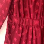 Torrid  womens T size 00 medium large 10 red stars midi chiffon dress cute casual Photo 8