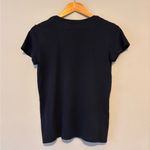 James Perse  Deep Vneck Tee in Navy Photo 3