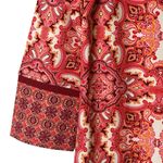 Coolibar Dress XS Womens Red White Paisley Oceanside Tunic UPF 50+ Sun Protect Photo 3