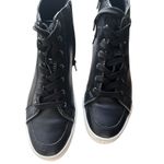 FRYE Sindy Moto Leather High Top Sneakers‎ W Box Black Sz 11 Photo 2