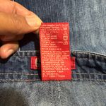 Faded Glory  Denim Medium Wash Fray Skirt/Skort Missy size 16 Embroidered Flowers Photo 7