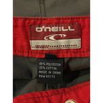 O’Neill Cargo Shorts Juniors 3 Gray Red Surf West Coast Beach Style Low Rise Y2K Size undefined Photo 7