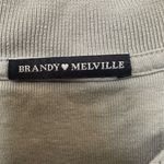 Brandy Melville  green cropped collared sleeveless top Photo 5