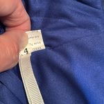 Women’s Blue Sparkly Mermaid Fit Prom Party Dress CrissCross Straps Size 4 *READ Photo 10