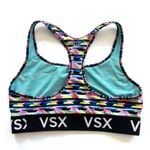 VSX Sport Victoria's Secret Racerback Sports Bra Multicolored Geometric L Black Size L Photo 1