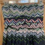 Fire Los Angeles NWT Strapless Multicolor Aztec Chevron Print Maxi Dress size M Photo 1