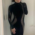 NWT Mugler cut out mock neck body con dress Photo 0