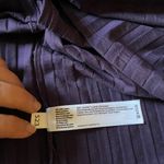 Eileen Fisher  Wide Rib Stretch Mock Neck Dress Iris Sz M, EUC Photo 4