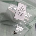 Talbots New  Mint Green zebra print Sleeveless Blouse Sz S Photo 4