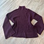 French Connection Deep Purple Turtleneck Sweater Photo 6