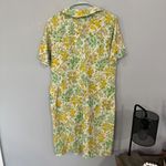 Vintage 1960s Floral Print House Coat Dress Approx Women's Size Medium / Large Photo 5