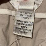 Talbots  Wide Leg Crop Chino Pants Khaki Tan Women’s 4 Stretch Cotton Photo 4