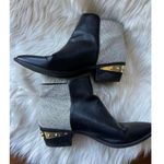 Sam Edelman Circus by   Black & white Ankle Boots with Decorative Heel size 8.5 Photo 2