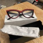 Sojos  NIB glasses red embellished frame Photo 0