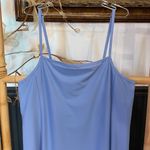 Old Navy  Powersoft Cami Periwinkle Dress Shelf Bra & Shorts - Sz XXL 💚🎀 Photo 2