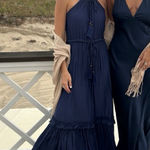 Reformation Daniela Navy Maxi Dress Photo 0