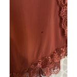 Free People Rust Eyelash Lace Boho Mini Sexy Beach Slip Dress Size Medium Photo 2