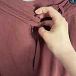 Gentle Fawn Alpha linen blend belted mini shorts in mahogany 3.5” inseam size M Photo 8