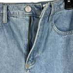 frame denim FRAME SZ 26 High ‘n Tight Straight Jeans Coated Zip-Fly Hi-Wash Light Wash Blue Photo 2