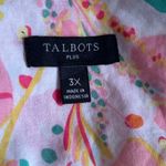 Talbots Womans Top Size 3X Fruit Flowers Apples Bohemian Hippie Lightweight Photo 5