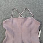 Anthropologie By Hourglass Sweater Tank Top Size Large Lavender Adjustable Strap Photo 3
