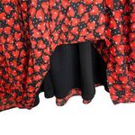 Disney  Colleen Atwood Alice Red Heart Looking Glass Dress Size L Photo 6