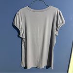 Worthington Purple Lilac XL Y2K Blouse Short Sleeve Womens Casual Business Photo 2