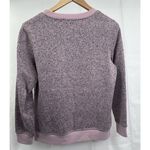 LL Bean Sweater Women's Pink Heathered Knit Sweatshirt Pullover Cozy Warm Crew M Size M Photo 4